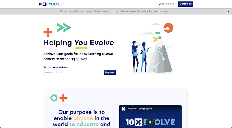 10xEvolve Webpage